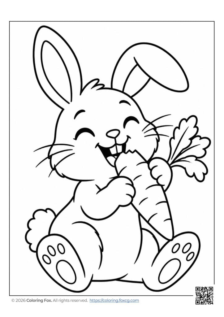 Bunny Coloring Page: A Fun Way to Spark Your Child’s Imagination!